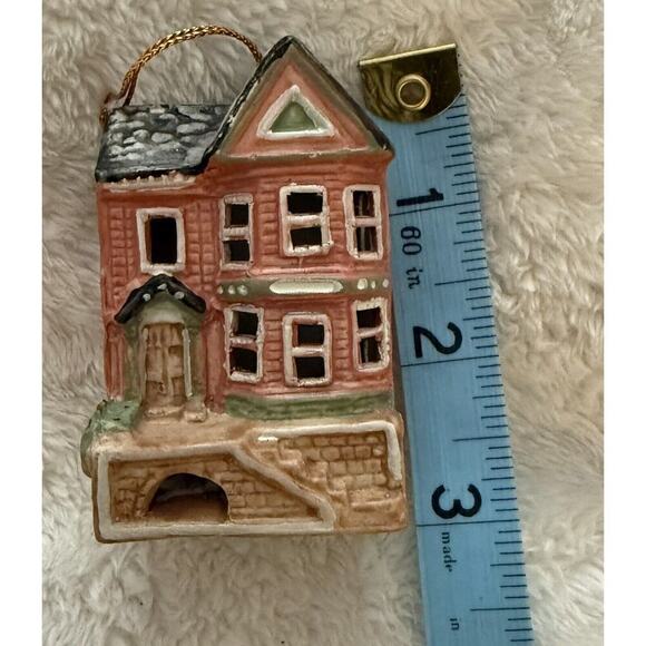 1994 Silvestri Dickens Christmas Carol House Ornament Light Topper Charleston - Picture 2 of 4